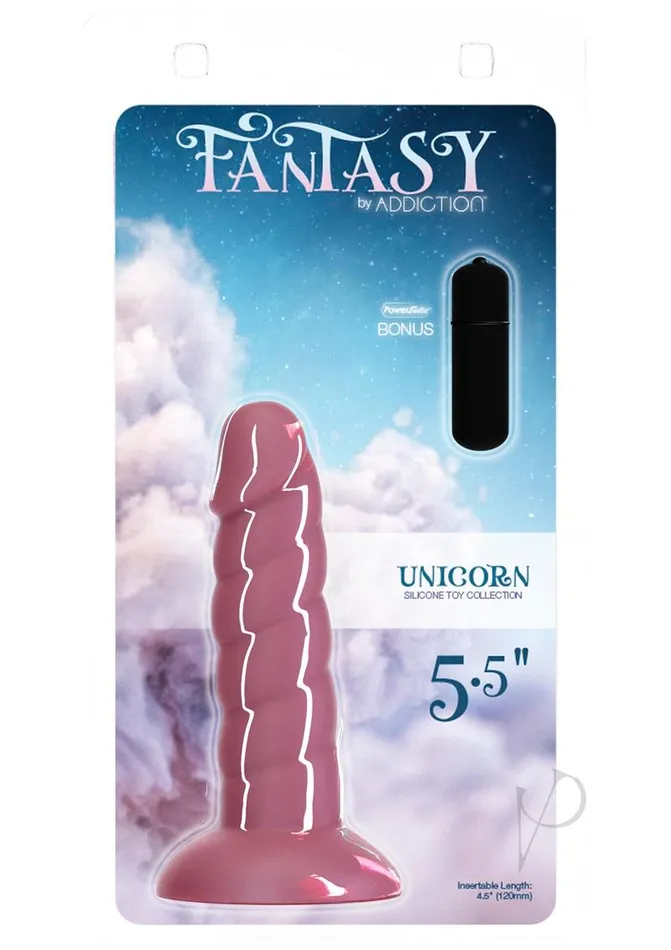 Addiction Fantasy Unicorn Dong 55 Pink Addiction Dildos