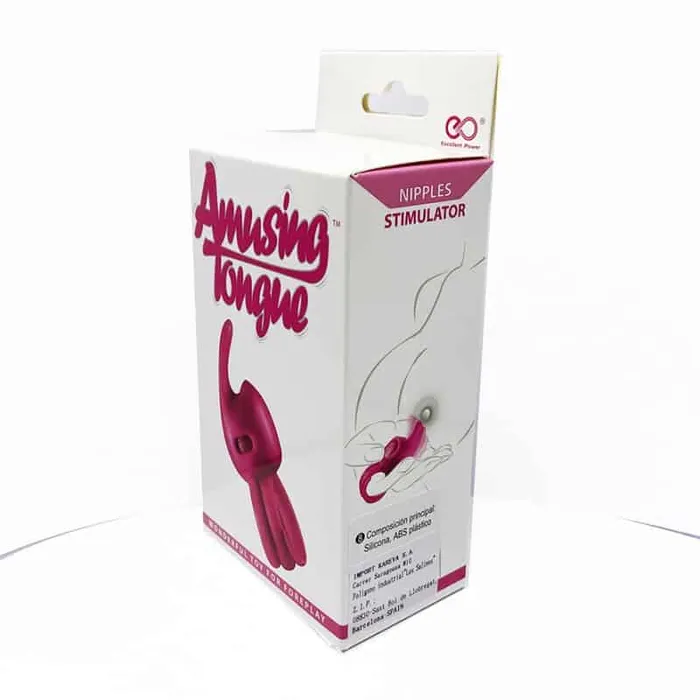 Amusing Tongue Pink Finger Vibe NMNT Vibrators