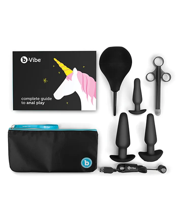 Anal Castle Megastore bVibe Anal Training Education Set Black