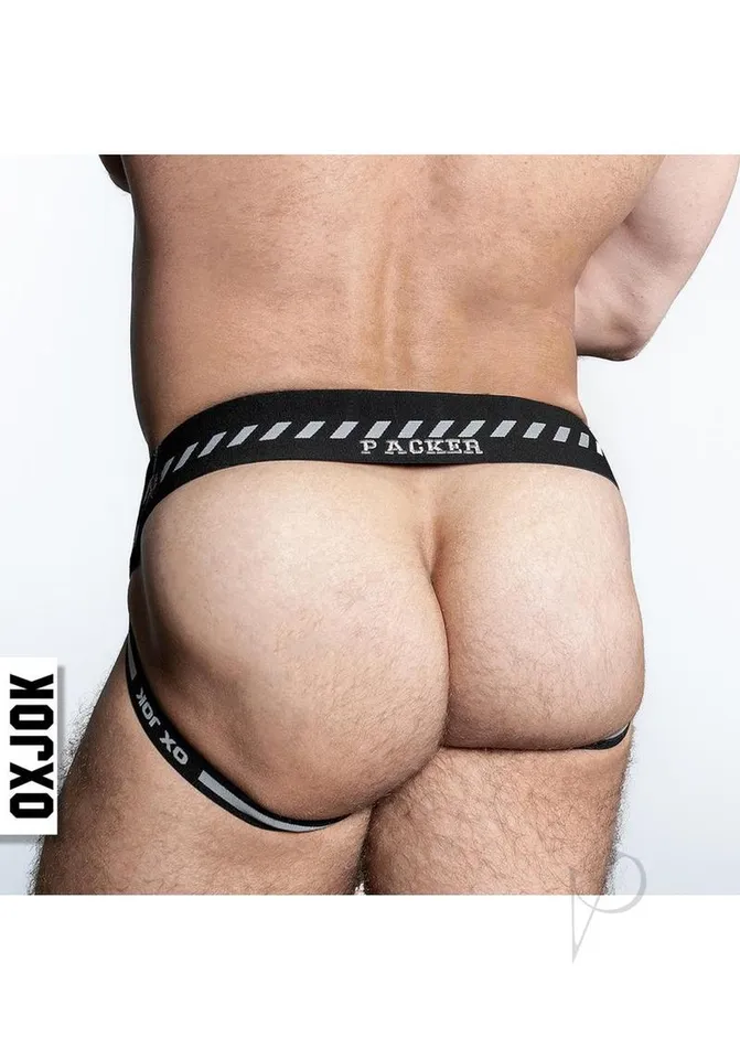Anal Oxballs Packer Black Puff Lg