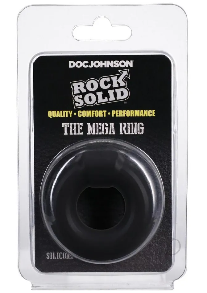 Anal Rock Solid Rock Solid The Mega Ring Black