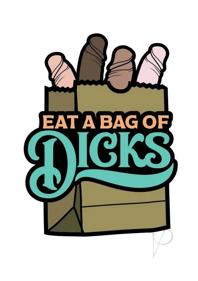 Anal WoodRocket Eat A Bag Of Dicks Enamel Pin