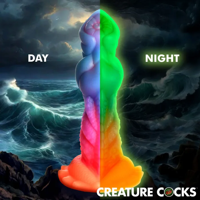 Aqua Cock GlowInTheDark Dildo by Creature Cocks XR LLC Dildos