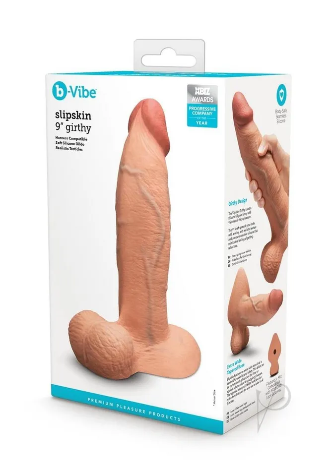 Bvibe Slipskin Dildo Girthy 9 Moc bVibe Dildos
