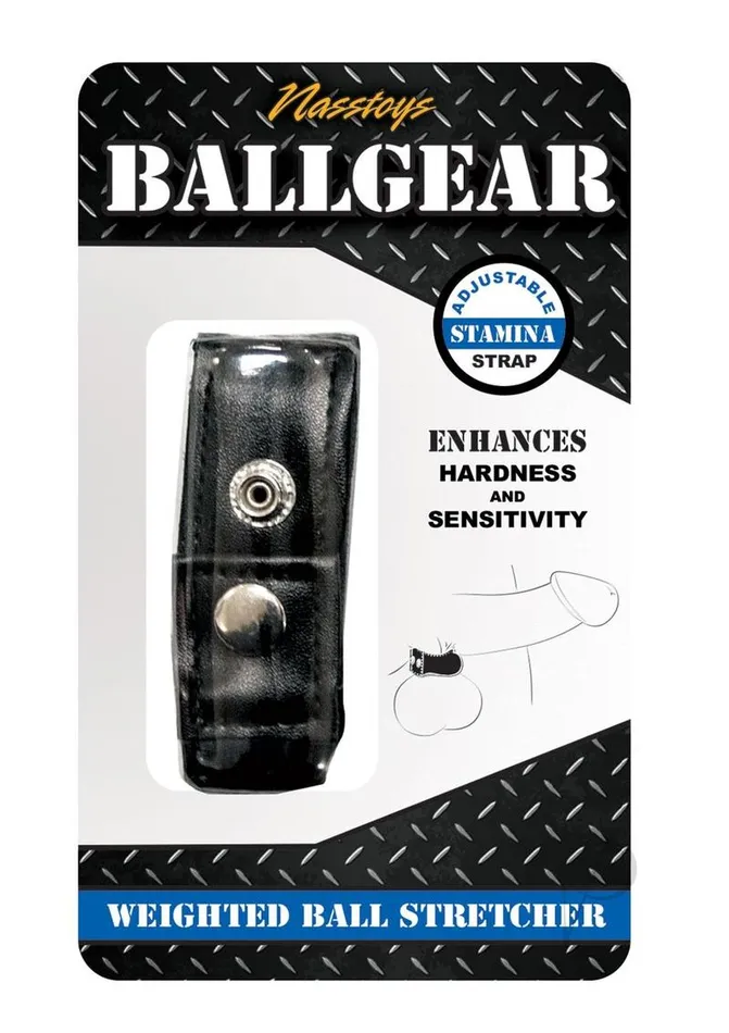 Ballgear Weighted Ball Stretcher Black Ballgear Anal