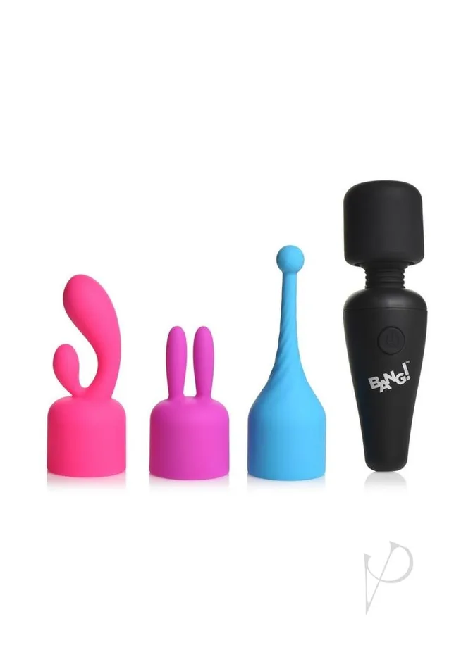 BANG Vibrators Bang Mini Wand 3 Attachments