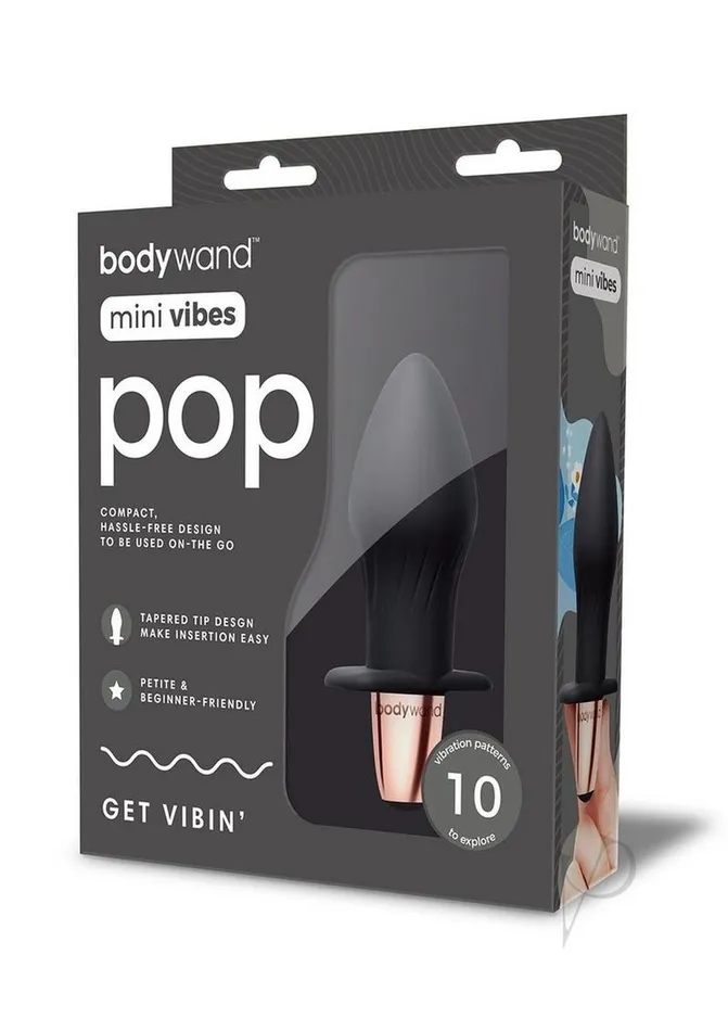 Bodywand Vibrators Bodywand Mini Vibes Pop Black