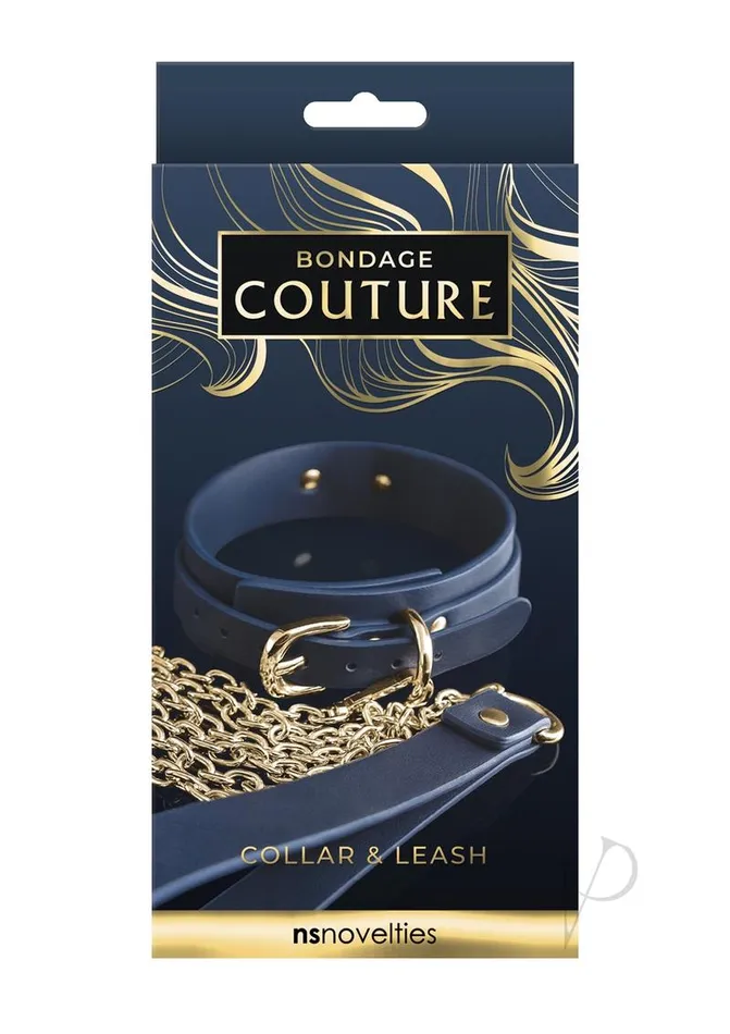Bondage Couture Bondage Couture Collarleash Blue Vibrators