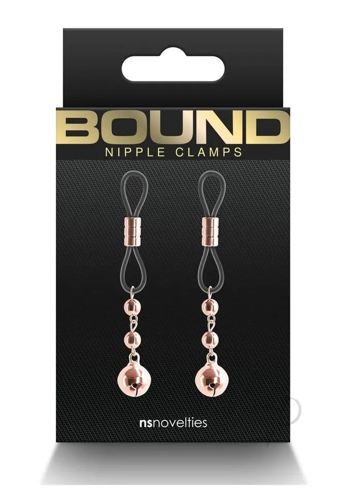 Bound Vibrators Bound Nipple Clamps D1 Rose Gold