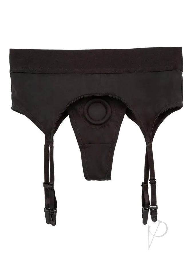 Boundless Thong Garter 2xl3xl Black Boundless Anal
