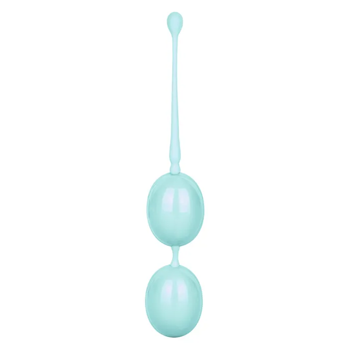 CALIFORNIA EXOTIC NOVELTIES LLC Female Sex Toys Weighted Teal Silicone Kegel Balls CALIFORNIA EXOTIC NOVELTIES LLC Female Sex Toys Weighted Teal Silicone Kegel Balls