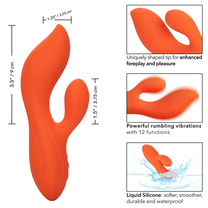 CALIFORNIA EXOTIC NOVELTIES LLC Stella Liquid Silicone Dual Teaser Female Sex Toys
