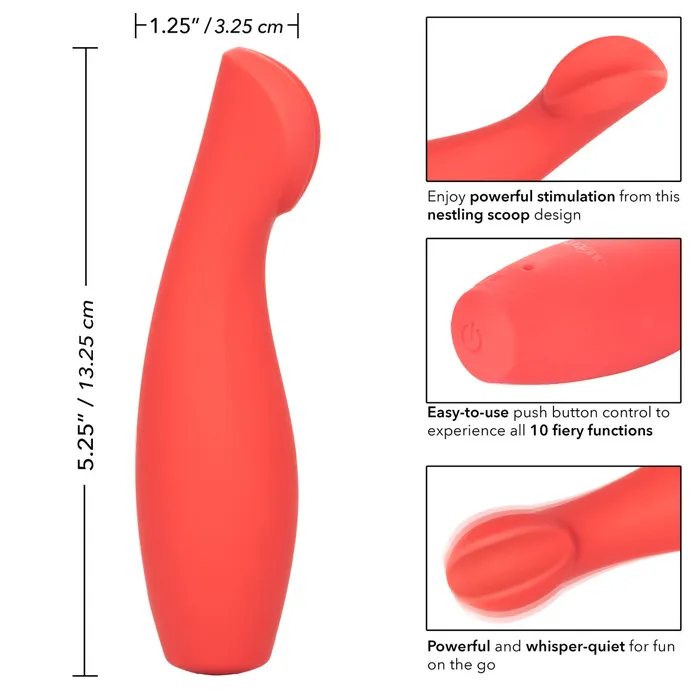 CALIFORNIA EXOTIC NOVELTIES LLC Vibrators Red Hot Ignite Vibe