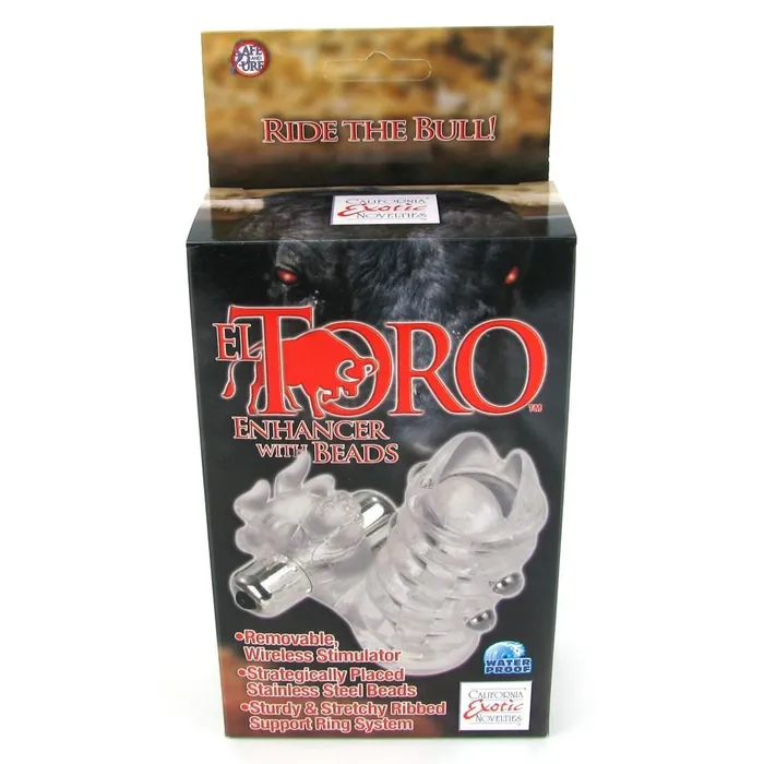 California Exotics El Toro Beaded Enhancer Ring Male Sex Toys