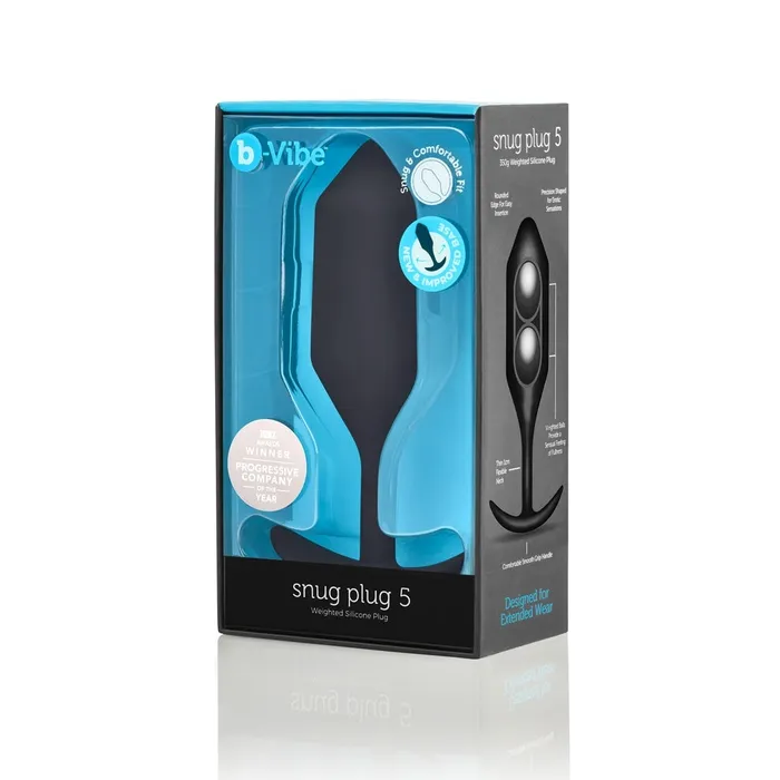 Castle Megastore Anal bVibe Snug Plug 5 Weighted Black