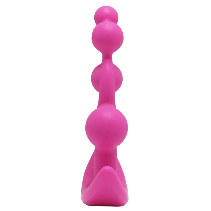 Castle Megastore Anal Hook N Up Sm Beaded Anal Plug Pink