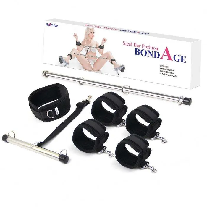 Castle Megastore Couples Fetish Pleasure Play Bondage Spreader Kit