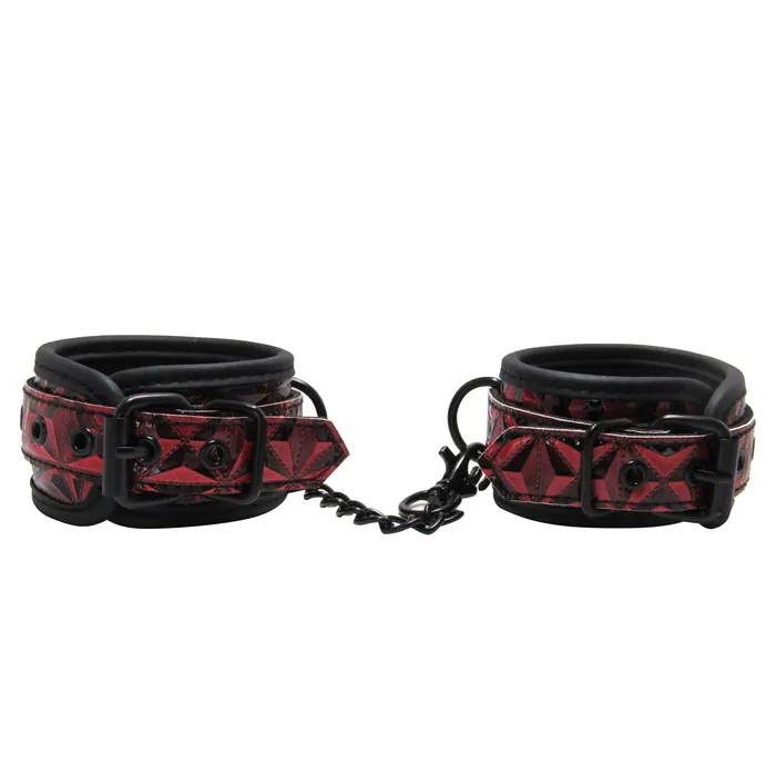 Castle Megastore Couples Fetish Pleasure Play Red Passionate Wrist Cuffs