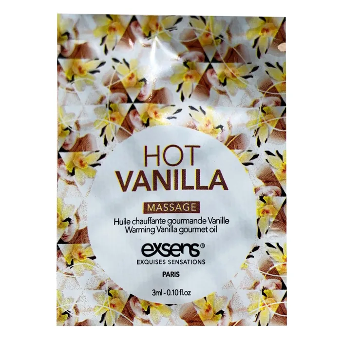 Castle Megastore Couples Hot Vanilla Intimate Massage Oils Foil