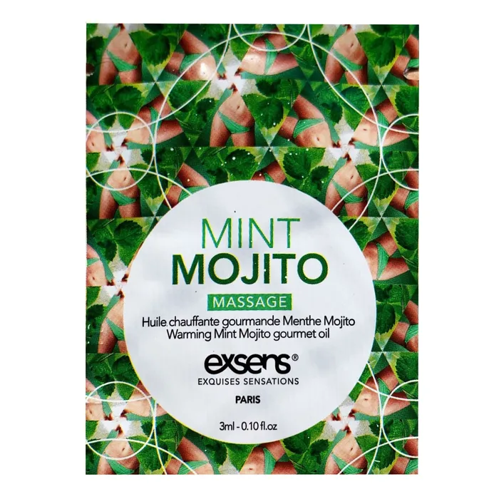 Castle Megastore Couples Mint Mojito Intimate Massage Oil Foil