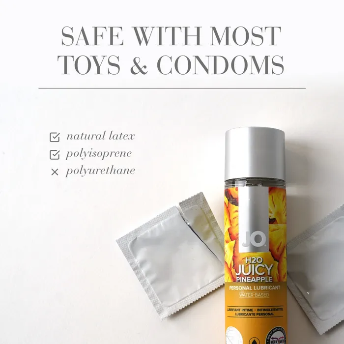 Castle Megastore JO H2O Juicy Pineapple Flavored Lubricant 4oz Lubricants
