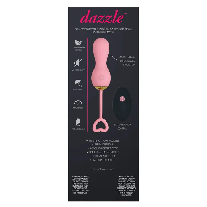 Castle Megastore Vibrators Dazzle Pink Kegel