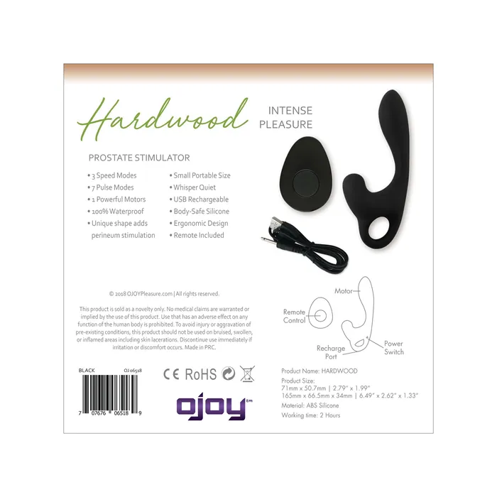 Castle Megastore Vibrators Ojoy Hardwood