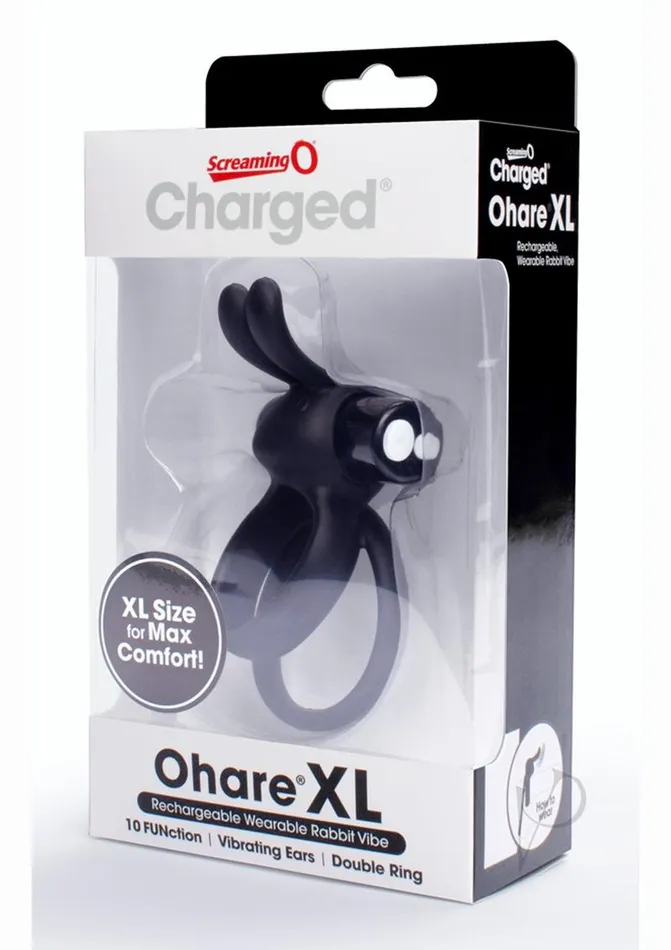 Charged Vibrators Charged Ohare Xl Wear Vibe Blkindividua