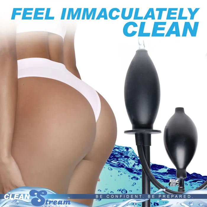 Cleanstream Inflatable Enema Plug XR Brands Male Sex Toys