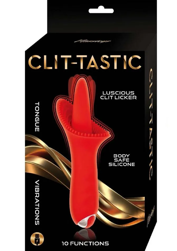 Clit Tastic Luscious Clit Licker Red Nasstoys Vibrators