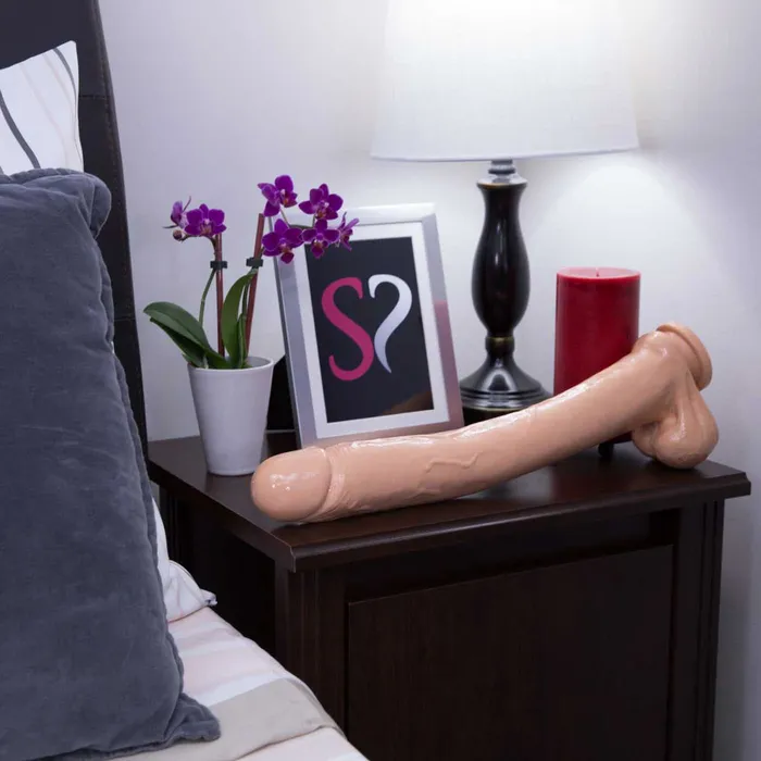 Cloud 9 Extreme Delightful Dong Suction Cup 16 Inches Realistic Dildo Cloud 9 Dildos