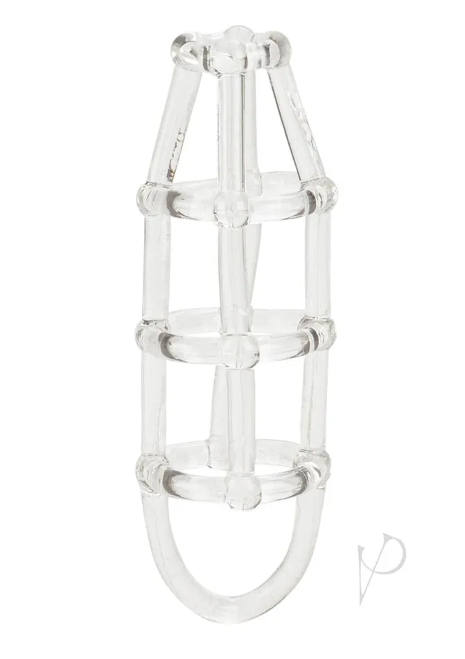 Cock Cage Enhancer Clear Extensions Male Sex Toys