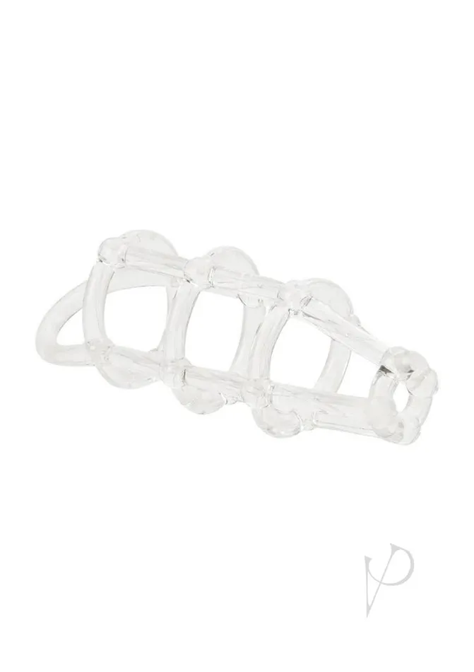 Cock Cage Enhancer Clear Extensions Male Sex Toys