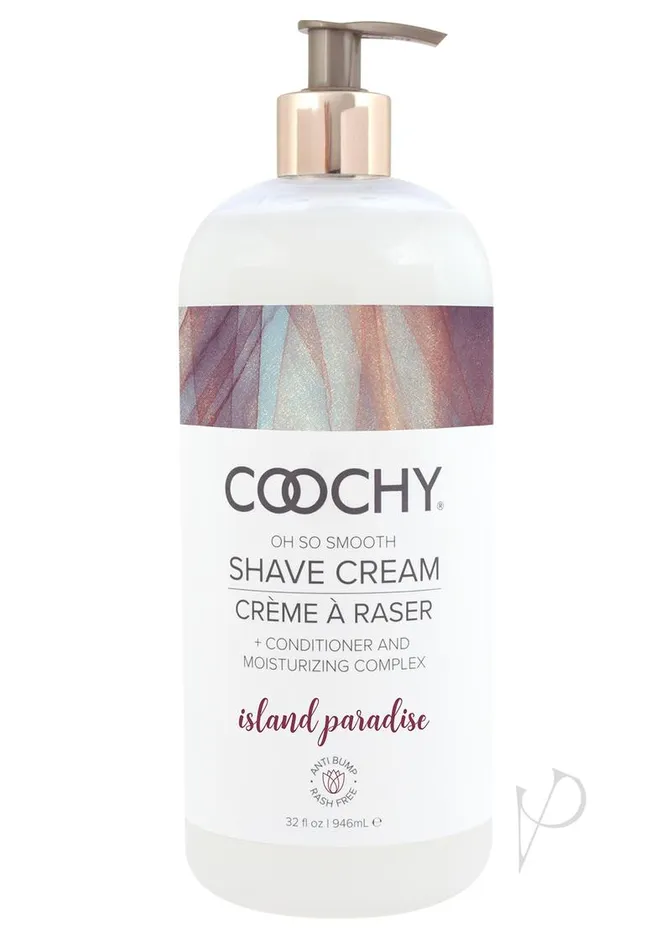 Coochy Vibrators Coochy Shave Cream Island Paradise 32 Oz