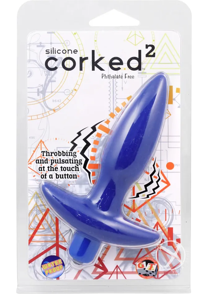 Corked 2 Small Blue CORKED Vibrators