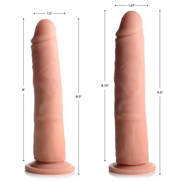 Curve Toys Vibrating And Rotating Remote Control Silicone Dildo 8 Inch Anal Curve Toys Vibrating And Rotating Remote Control Silicone Dildo 8 Inch Anal