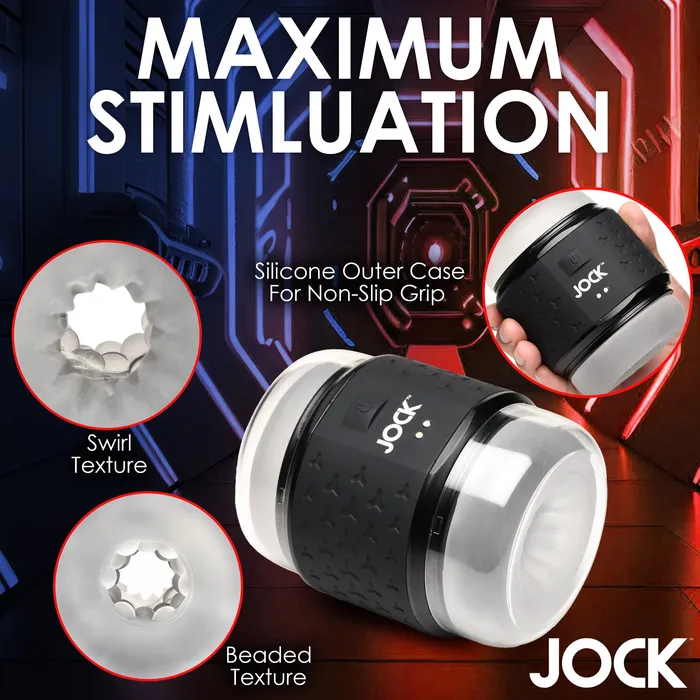 Curve Toys Vibrating Double Stroker Male Sex Toys