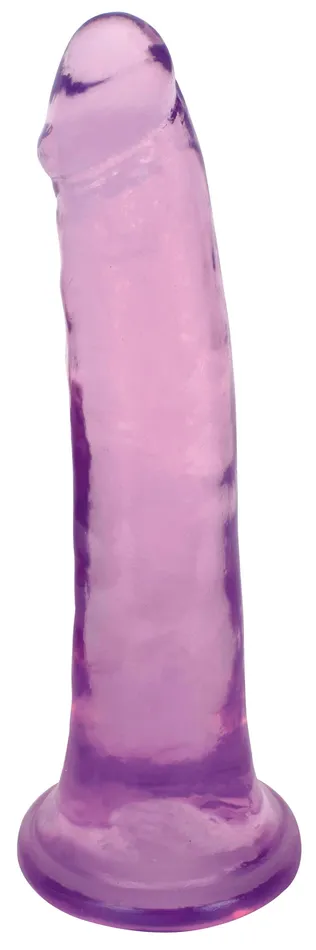 Dildos 8 Inch Slim Stick Grape Ice Dildo Curve Toys