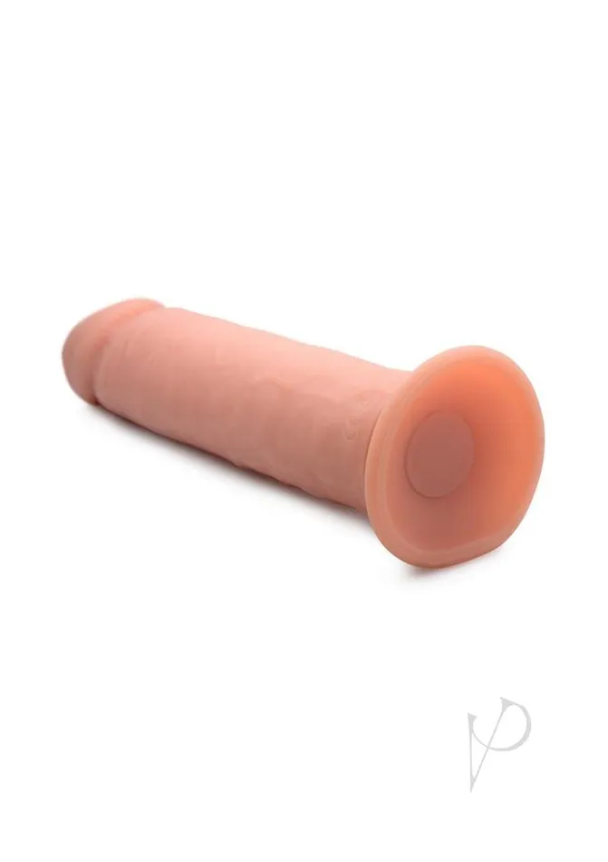 Dildos Big Shot Big Shot Vibrating Sil Dildo 9 Vanilla