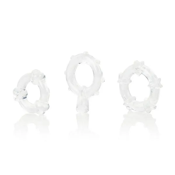 Dildos California Exotics Magic CRings in Clear