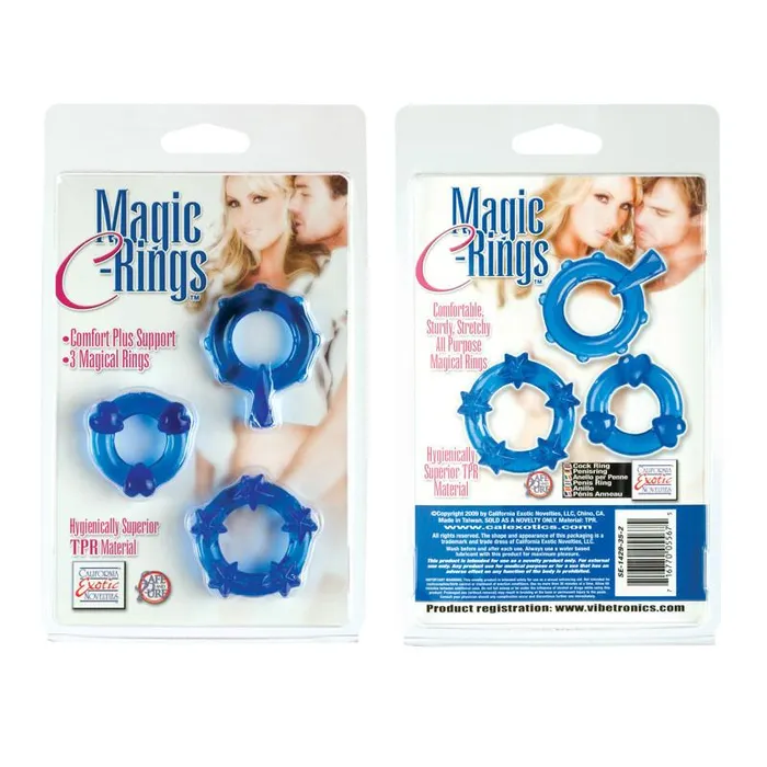 Dildos California Exotics Magic CRings in Clear