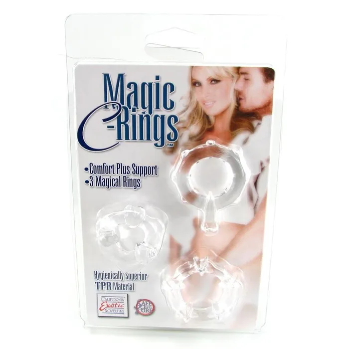 Dildos California Exotics Magic CRings in Clear