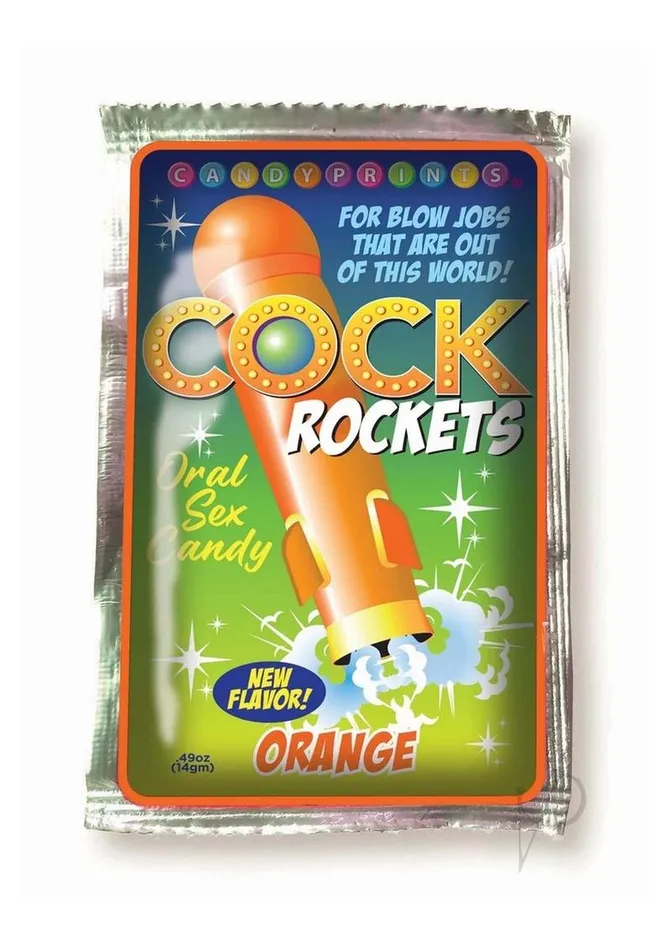 Dildos Candyprints Candy Cock Rockets Orange Individual