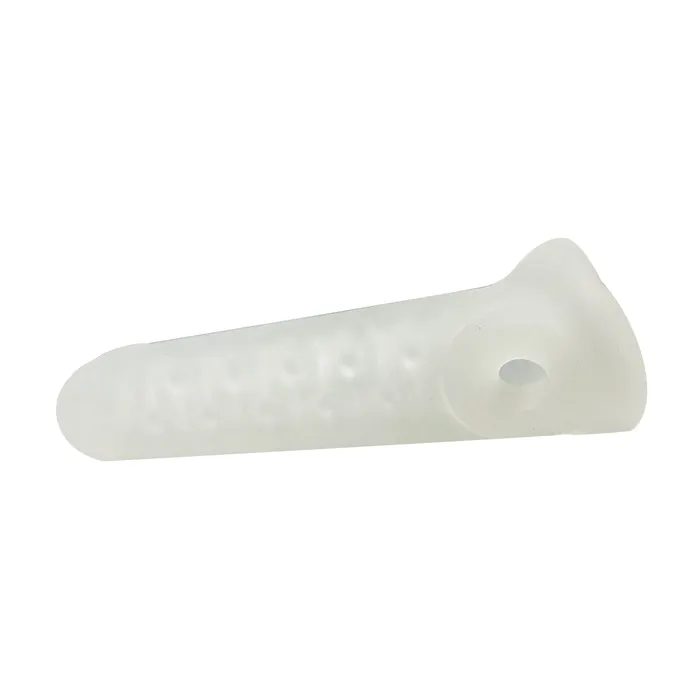 Dildos Castle Megastore Husky Built Stretchy 8 Slimline Cock Extender Clear