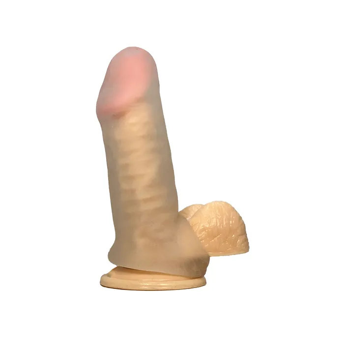 Dildos Castle Megastore Husky Built Stretchy 8 Slimline Cock Extender Clear
