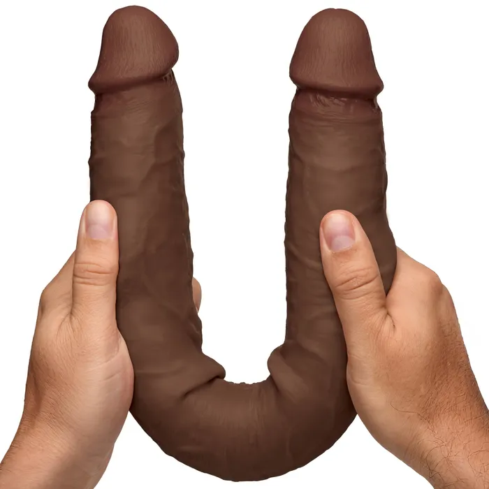 Dildos Curve Toys 1775 Inch Double Dildo Dark