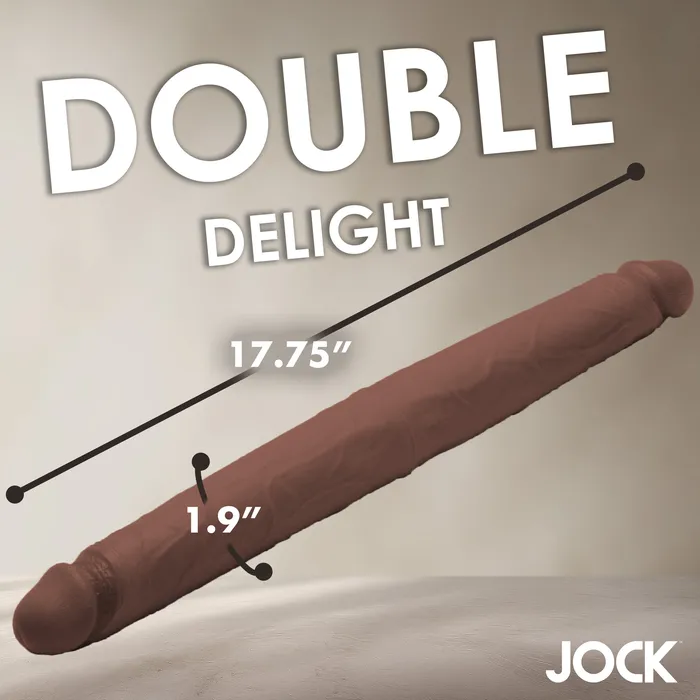 Dildos Curve Toys 1775 Inch Double Dildo Dark
