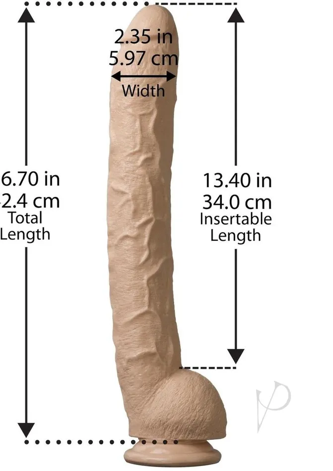 Dildos Dick Rambone Cock White Doc Johnson