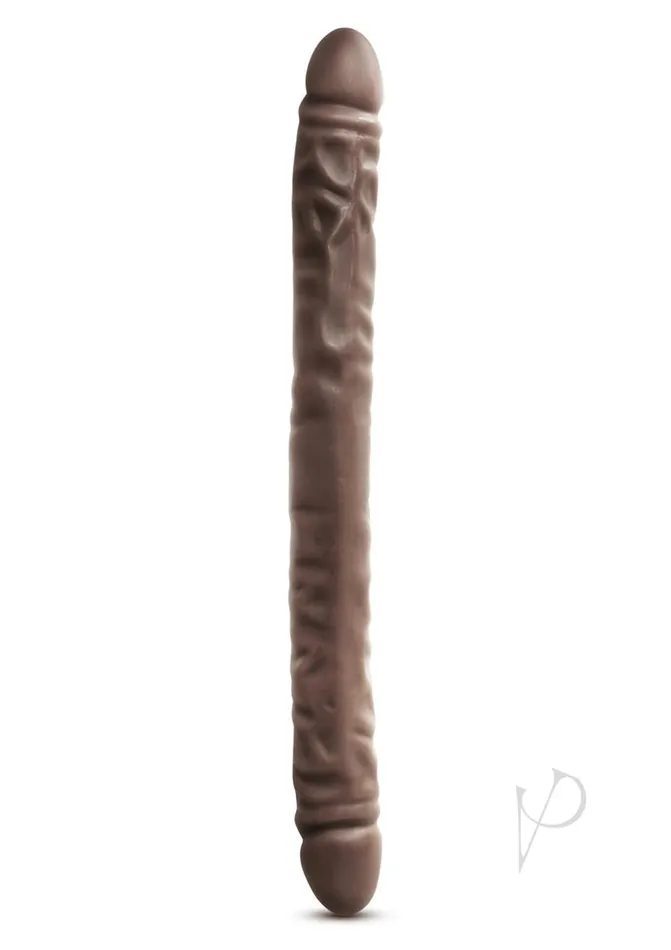 Dildos Dr Skin Dr Skin Double Dildo 18 Chocolate