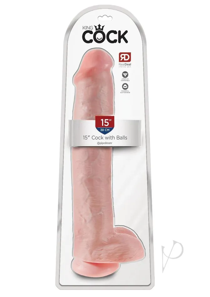Dildos King Cock Kc 15 Cock Wballs Flesh